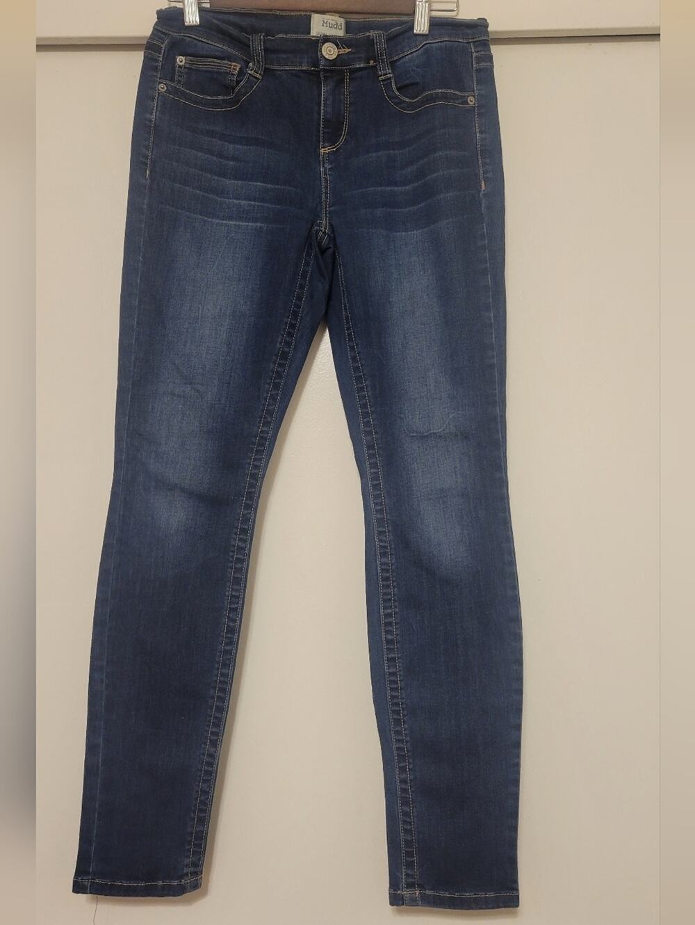Mudd Juniors Size 9 Skinny Jeans Dark Wash Stretch Denim Low Rise